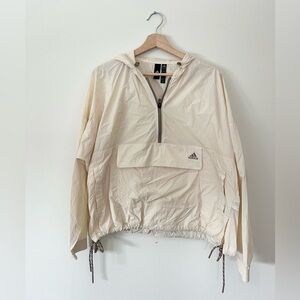 Neutral Adidas Windbreaker Woman's Size Large